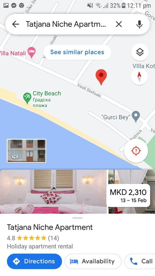 Tatjana Niche Apartman أوهغيد المظهر الخارجي الصورة